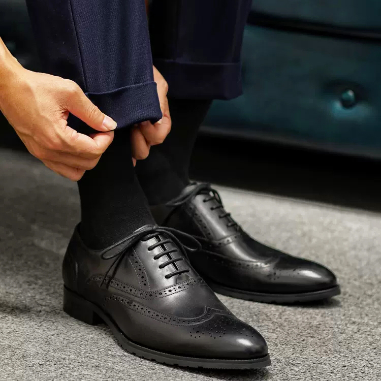 Brogues Carved British Style Oxfords